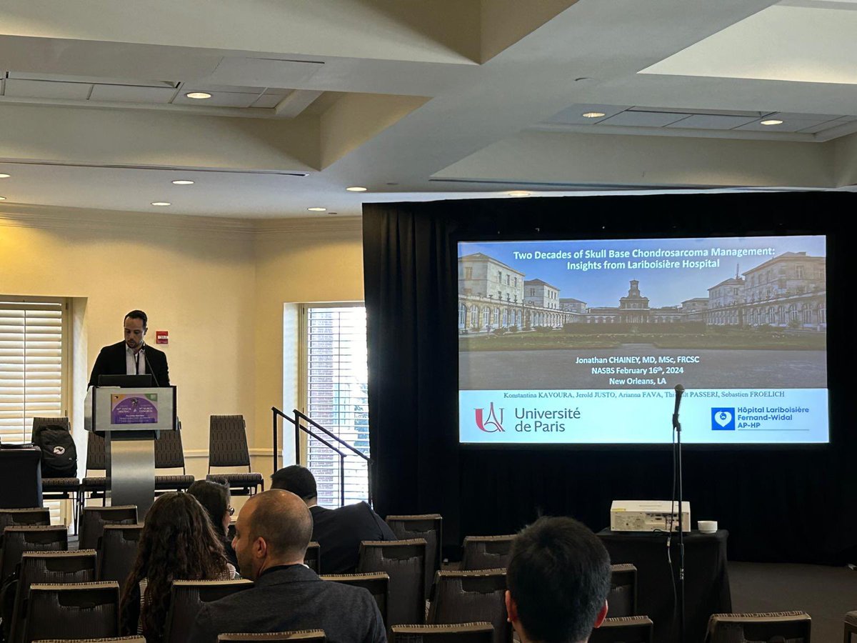 jo_chainey's tweet photo. Had an amazing few days in New Orleans for #NASBS—presented some research, caught up with friends and colleagues, and made great connections! #skullbaseneurosurgery https://t.co/2BF9Yje5Gu