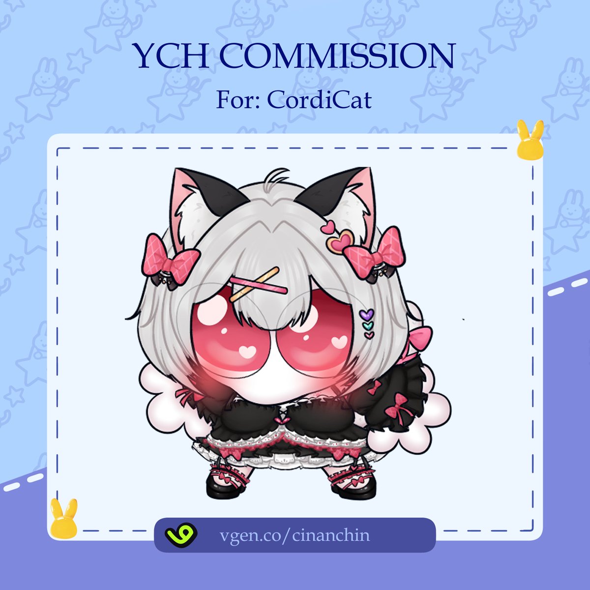 Cinanchin's tweet photo. Tikita Commission for #Cordicat_vt
For your trust!💙✨
#VGenComm #EmotesComms https://t.co/WTVwZi4xJE