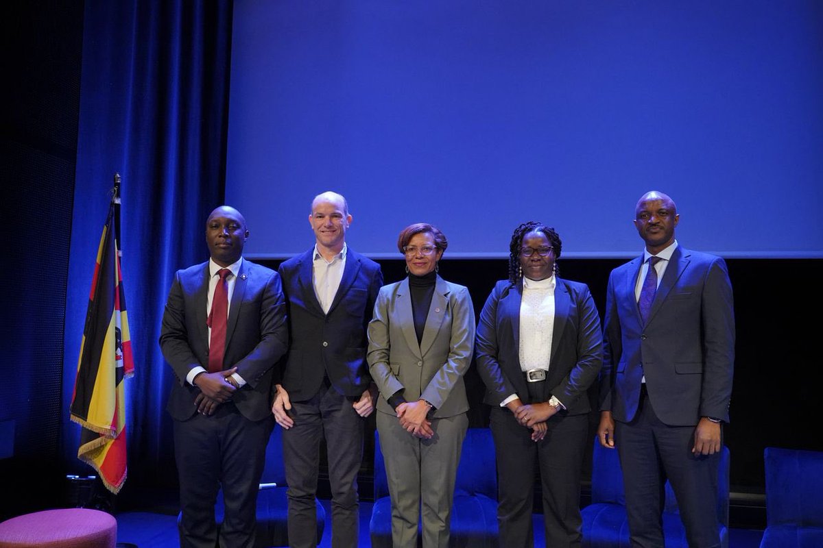 TourismBoardUg's tweet photo. Happening Now: Uganda-France Economic Forum | Paris, France 🇫🇷 

#Uganda is making a strong case for investment at the first-ever Uganda-France Economic Forum, organized by the Uganda embassy in France. This high-level forum brings together government officials and top business leaders from #France, #Spain, and #Portugal to explore investment opportunities in agriculture, tourism, minerals, and science & technology.

This strategic engagement is a result of close collaboration between the Ministry of Foreign Affairs, Ministry of Finance, Uganda Investment Authority (UIA), and Uganda Tourism Board (UTB). 

With influential business owners in attendance, Uganda is showcasing why it remains one of the most attractive investment destinations in Africa.

#ExploreUganda 🇺🇬