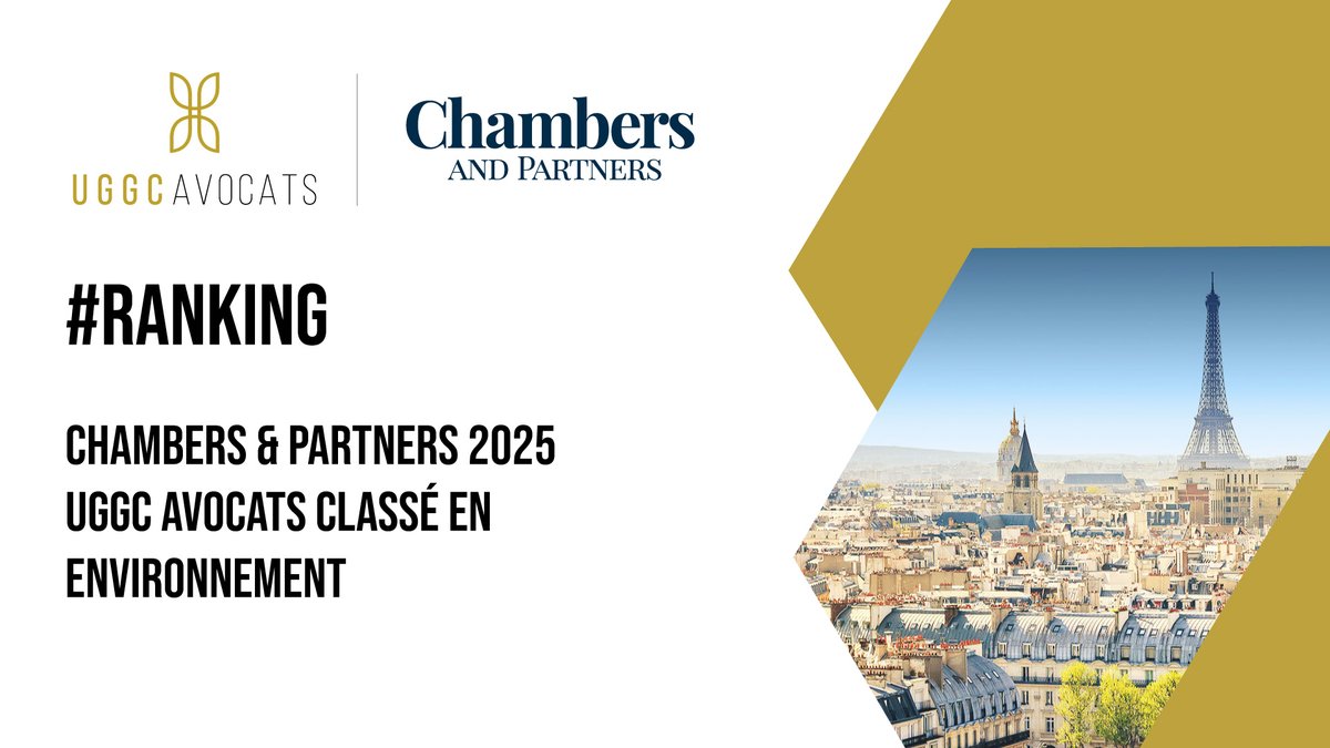 [#Ranking] <a href="/ChambersGuides/">Chambers and Partners</a> France 2025 – UGGC Avocats classé en #Environnement

Félicitations à tous les avocats de l’équipe pour leur implication et leur expertise Carine Le Roy-Gleizes | Corentin Chevallier | Alice-Messin-Roizard | Antoine Juquin | Yasmine Bachene !