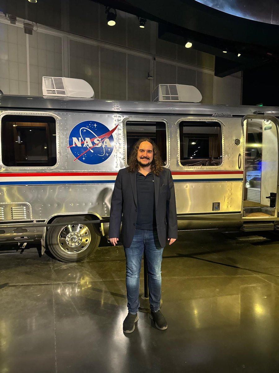 Never thought I would be visiting places like this on my business trips.
I broke my glasses near the entrance.

A few highlights from my visit:

1. The legendary NASA Airstream Astrovan—the vehicle astronauts took before launching into space.

2. The Space Shuttle Atlantis