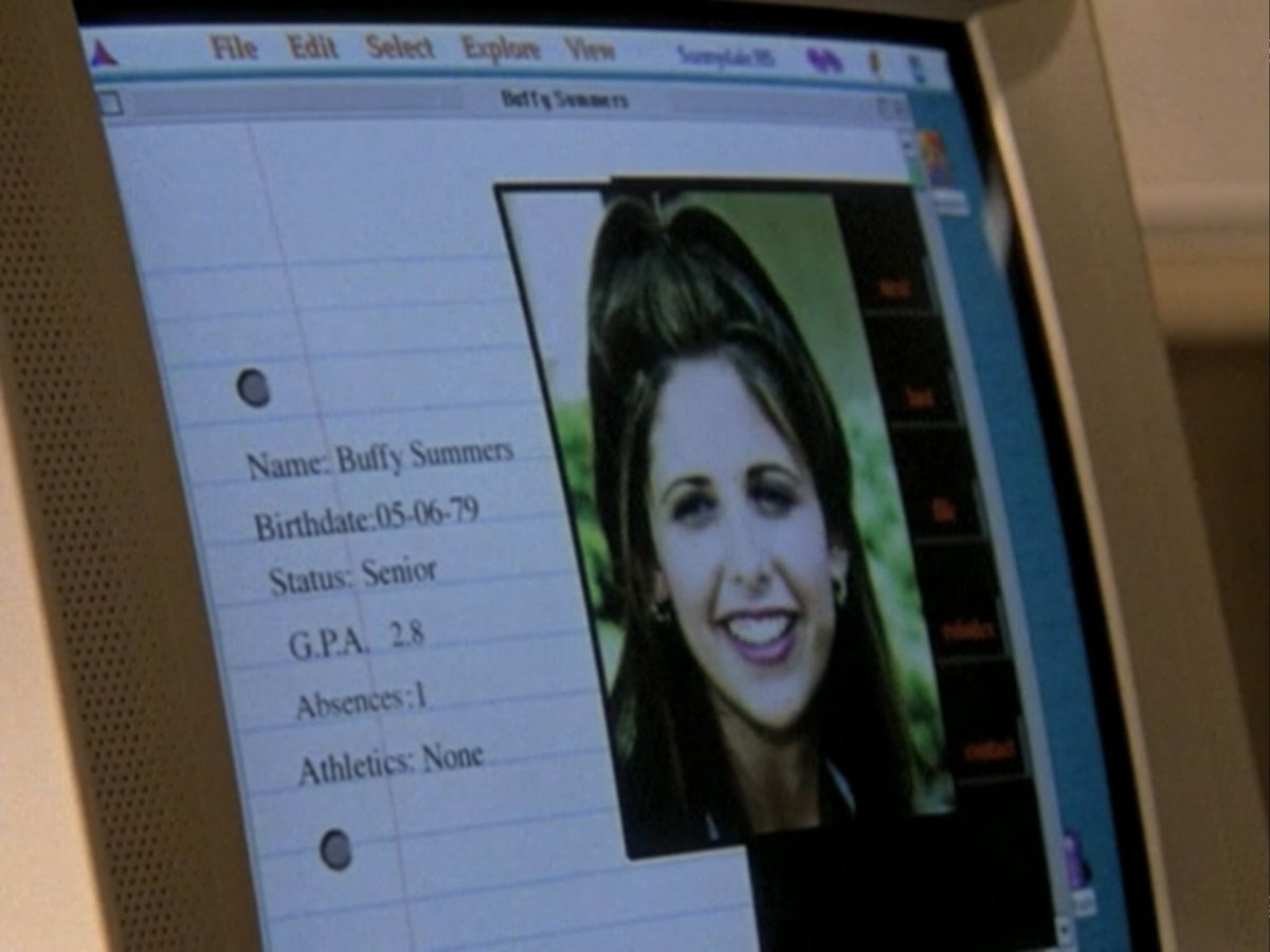 archaicf0ssil's tweet photo. Buffy was fighting demons and almost dying every single day yet somehow she still managed to only be absent once https://t.co/uNYMXASzoX