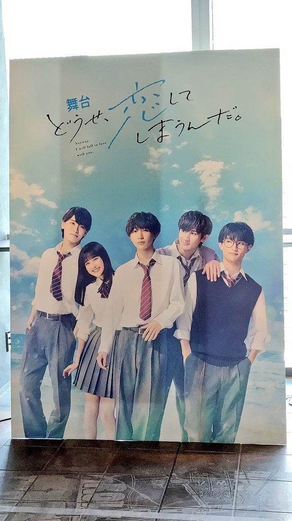 icchi130's tweet photo. 「どうせ、恋してしまうんだ。」の舞台、観てきました。

原作を壊さない構成と演出、キラキラ✨キュンキュン😆たまにシリアス…たまに笑い👓
青春！眩しい！ああ文字数足りない！
とりあえず私は亀になりきりました🐢←

ラストの歌も良かったな、またどこかで聴きたい💿

#恋しま 
#舞台恋しま https://t.co/dxNLNSdYqb