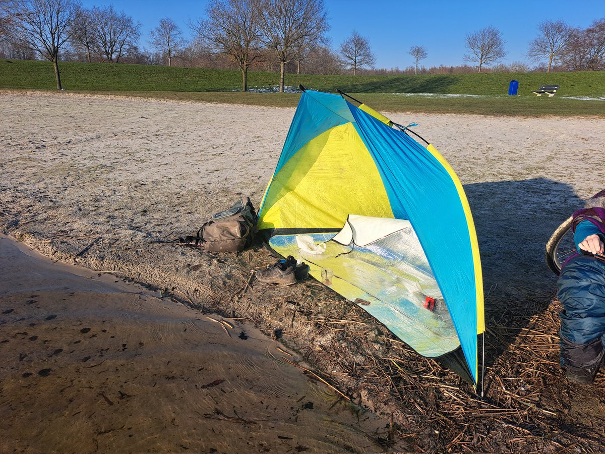Zo het eerste zonuurtje van het jaar is weer binnen.