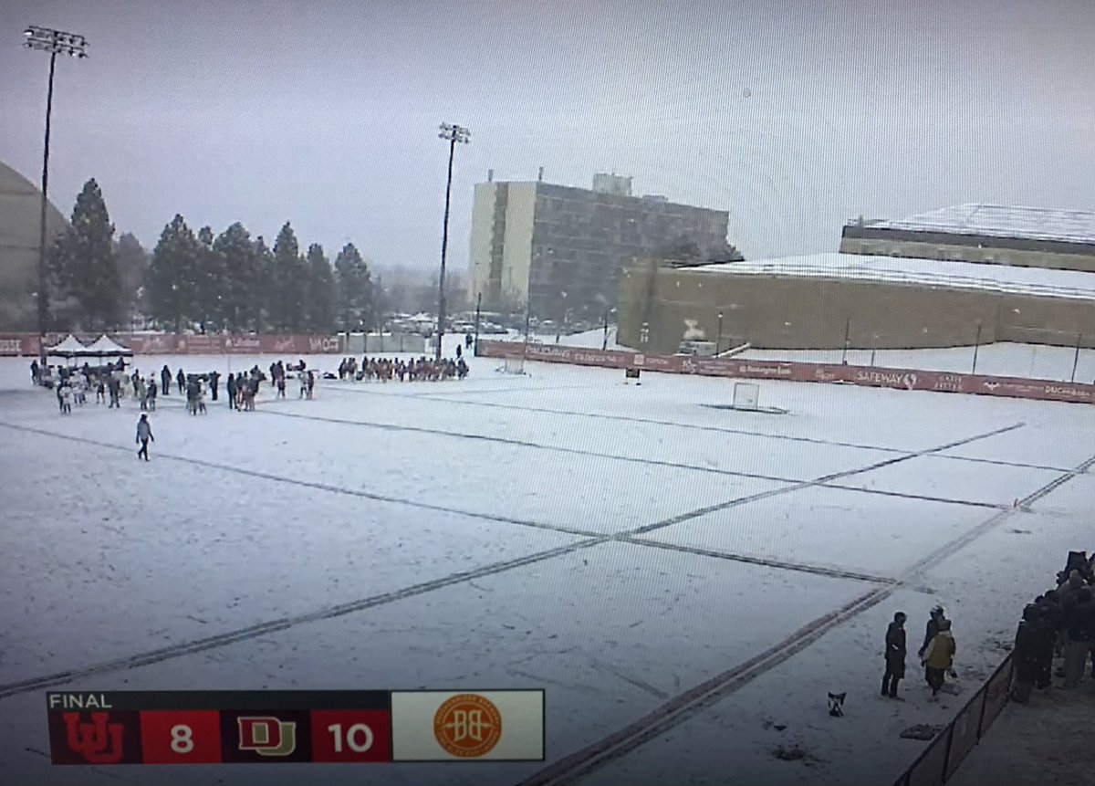 DU_AthDir's tweet photo. What a home weekend for @UofDenver @DU_Pioneers - BIG 👊 to @DU_MLAX @DU_WLAX @DU_Hockey @DU_Gymnastics going 4-1 AND A HUGE 🙏 to the staff and crew that that turned over Magness and kept the Barton clear of ❄️! #ProudPios https://t.co/c95kj5zdZq