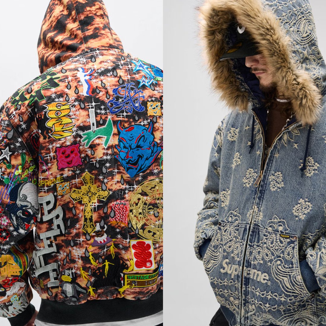 Supreme SpongeBob SquarePants Jeff Hamilton Racing Jacket