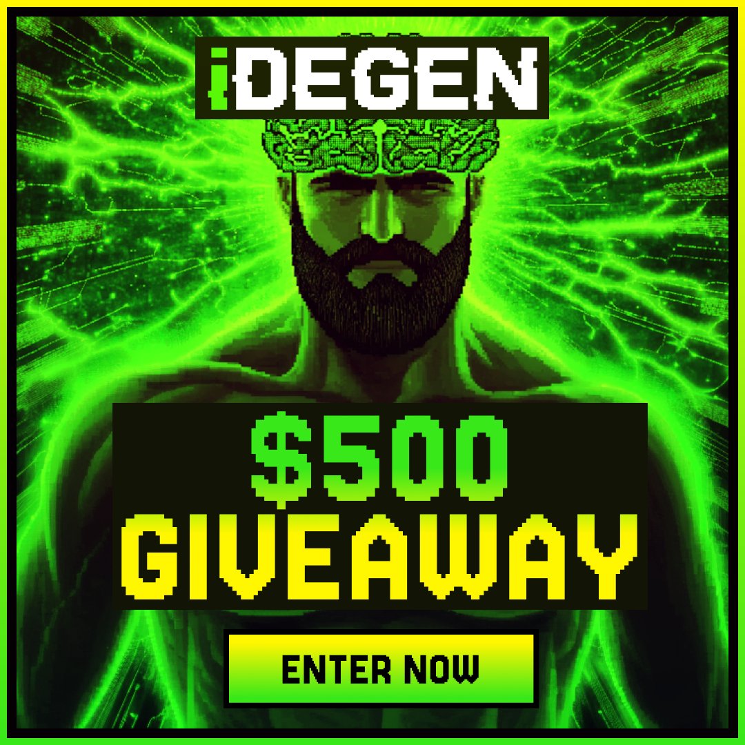 FUCK IT...COMPETITION TIME!

We are 10 days away from $IDGN listing so lets give you some cash to buy some tokens with...

Simply:
✅ Follow @iDEGEN_UPDATES 
✅ Like &amp; RT
✅ Tag 3 friends in the comments who need to ape in $IDGN

$500 UP FOR GRABS🤑

48 hours to enter!

GO!