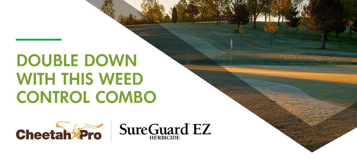 Keep it clean into spring with Cheetah Pro and SureGuard® EZ, the ideal combo for dormant Bermudagrass and landscape settings with bareground areas, delivering 6 months or more of weed control. nufarm.com/usturf/dormant…