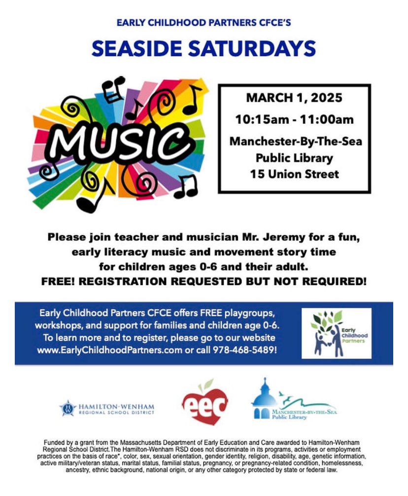 JOIN US!

#EarlyChildhoodPartnersCFCE #EEC #CFCE #manchesterbythesea  #manchesterma  #essexma #hamiltonma #wenhamma