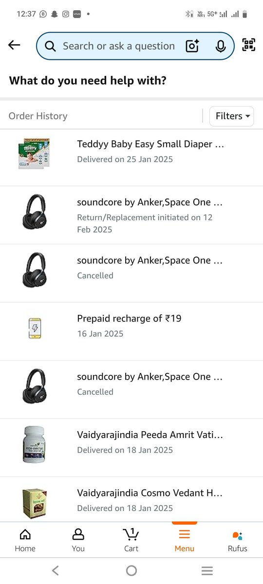 gagankumar93's tweet photo. #amzonhelp plz my return 🎧 headphon my return plzzz https://t.co/Ei1L1qUe4g