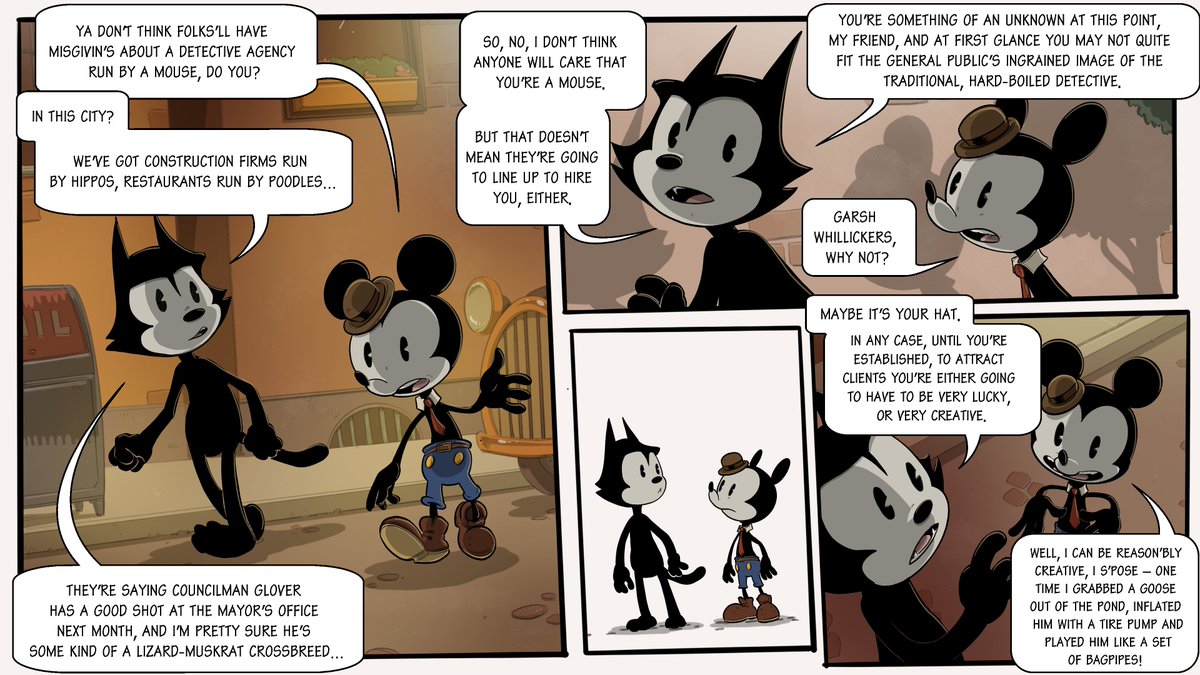 "Varmints, Ink" page 1: