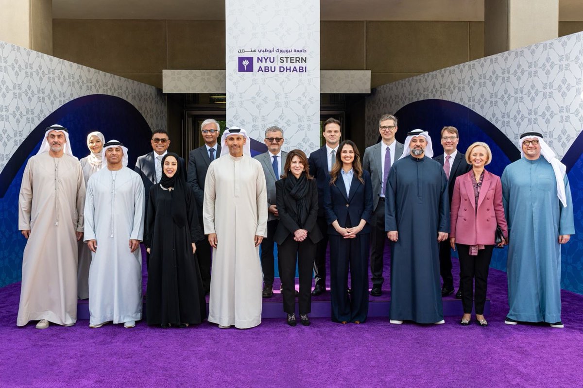From New York to Abu Dhabi, a vision realized. The opening of NYU Stern at Abu Dhabi cements the UAE’s role as a hub for top-tier business education and next-generation leadership. This is what progress looks like, global knowledge meeting local ambition. The UAE isn’t just