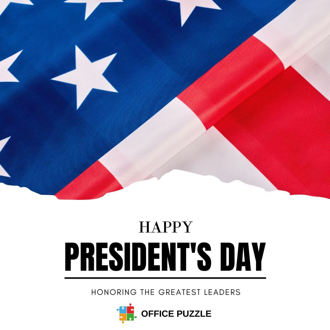 officepuzzle's tweet photo. Happy Presidents' Day 2025!

Today, we honor the leadership, vision, and dedication of those who have served as President of the United States. From George Washington to the present, their contributions have shaped the nation we know today.

#PresidentsDay #USA #Leadership #OPZLE https://t.co/pWQKaLAWJ7