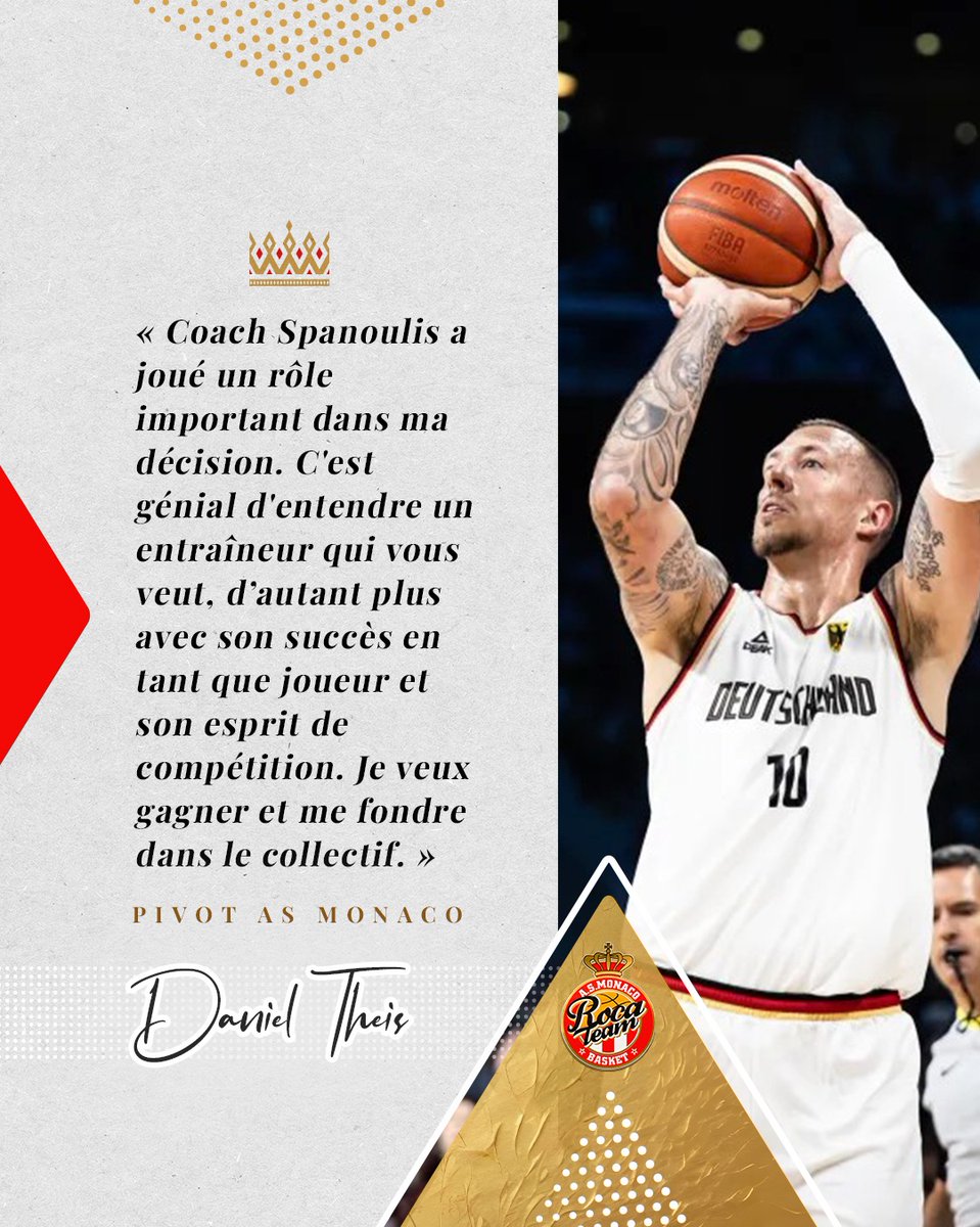 🗣 Les premiers mots de Daniel Theis, nouvelle recrue de la #RocaTeam 💯

#DagheMunegu