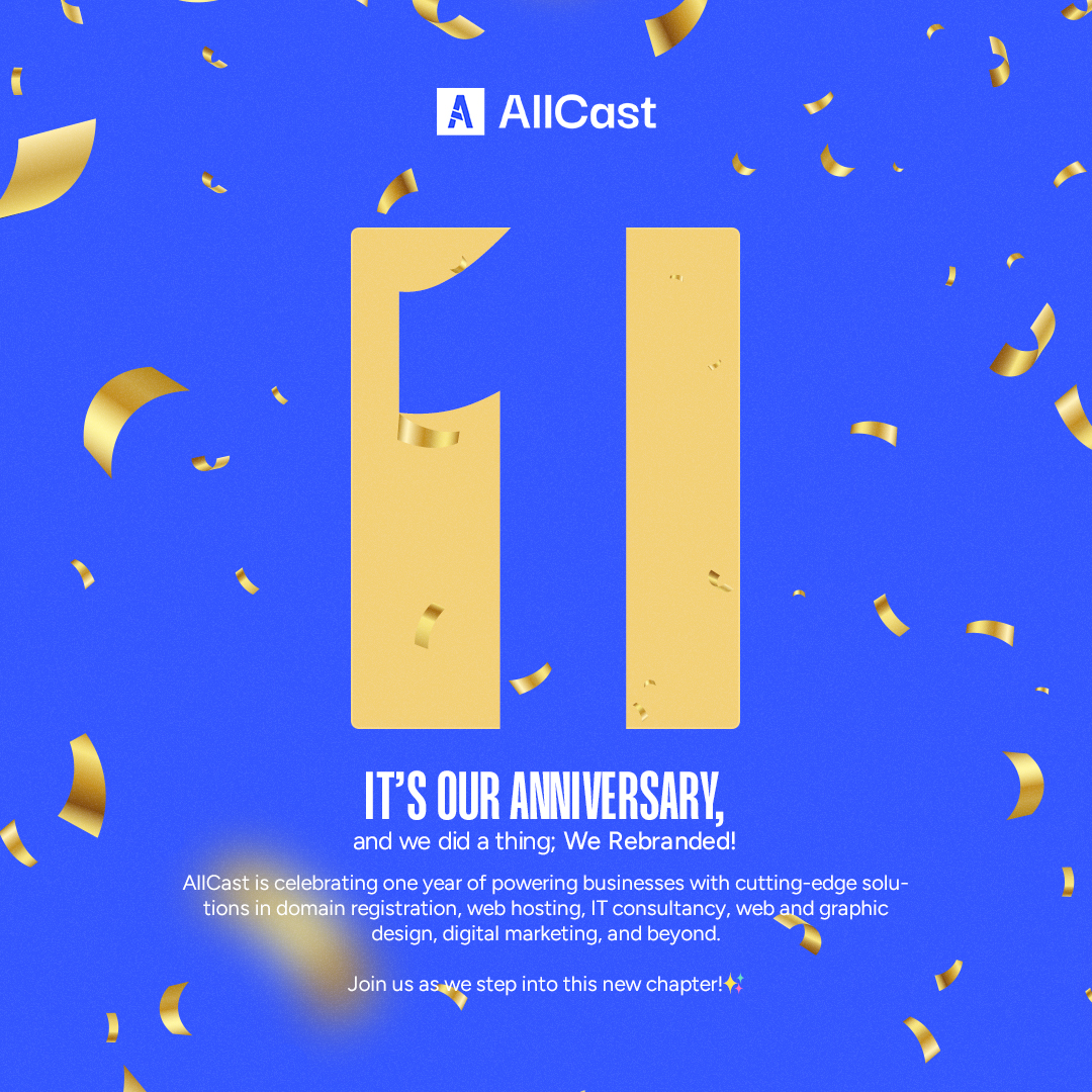 AllcastNg's tweet photo. One year, countless challenges overcome. Cheers to our journey of innovation and success! #AllCastAnniversary #Innovation #Ned #Obasa #Nigeria #Obi https://t.co/GEMl7tbH9M