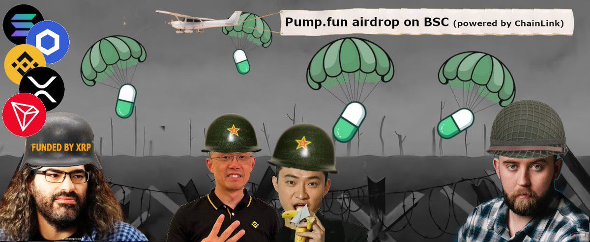 crypto_wallet4's tweet photo. Wild we got a pump fun $airdrop before gta 6

Even wilder it's on bsc https://t.co/OqYc6pe6x3