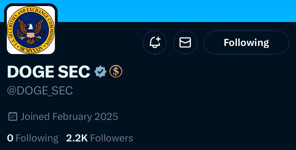 ReesePolitics's tweet image. JUST IN: DOGE is officially going after the SEC 🚨