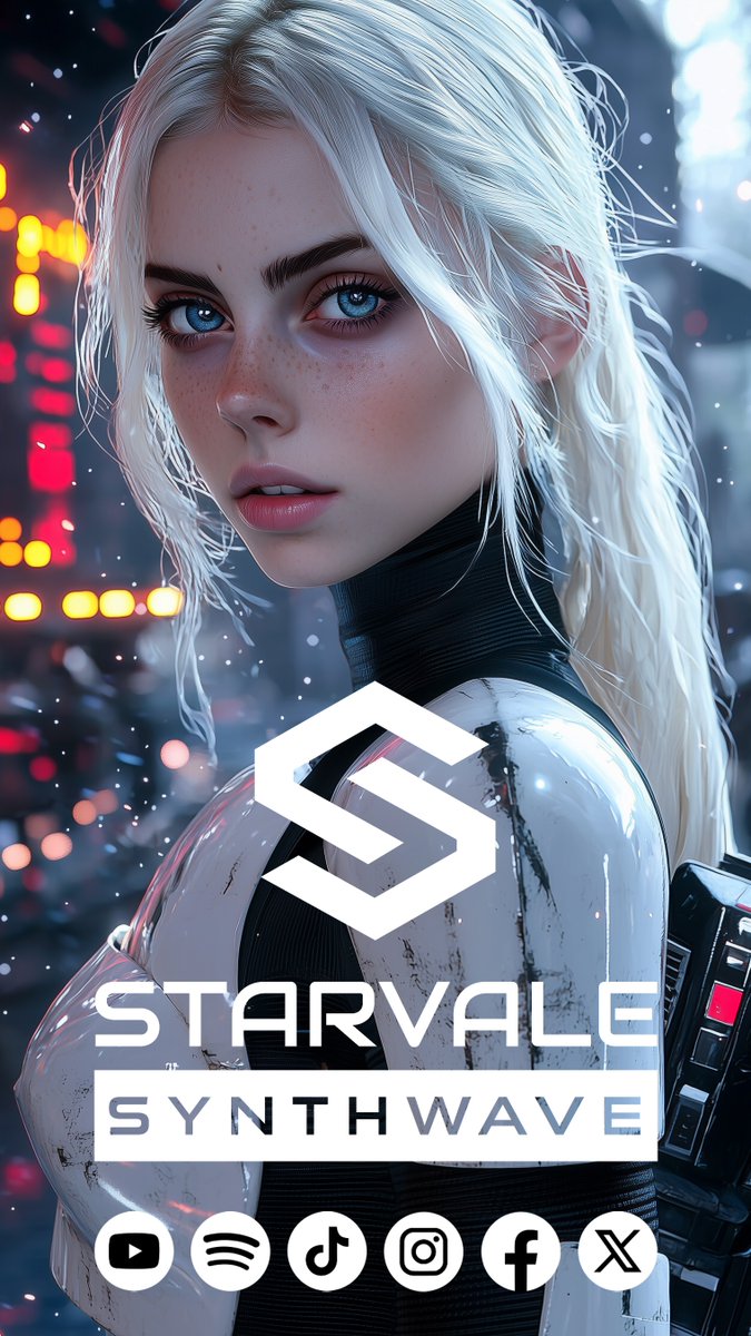 StarvaleSynth's tweet photo. Il y a bien longtemps, dans une galaxie lointaine, très lointaine...
Evy Starvale.
#StarvaleSynthwave #Synthwave #StarWars #SciFi #RetroFuture #EvyStarvale #GalacticVibes #ElectroWave #JediSynth #DarkSideBeats #ForceAwakens #SpaceOpera #FutureSounds #AIGenerated #SynthForce https://t.co/HkO1xtYndr