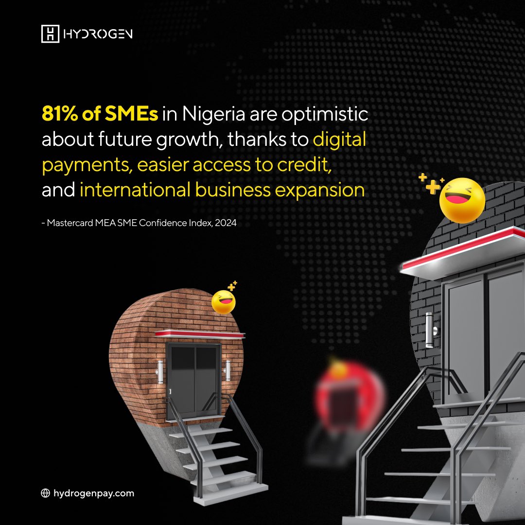 From digital payments to easier access to credit and international expansion, digital solutions are driving business success.

The future looks bright for Nigeria’s entrepreneurs!

#hydrogen #hydrogenafrica #fintech #monday