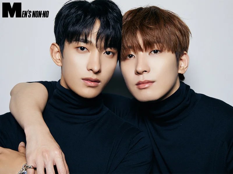 wonubliss's tweet photo. WONWOO AND DK for MEN’s NON-NO https://t.co/Vbhikewifq