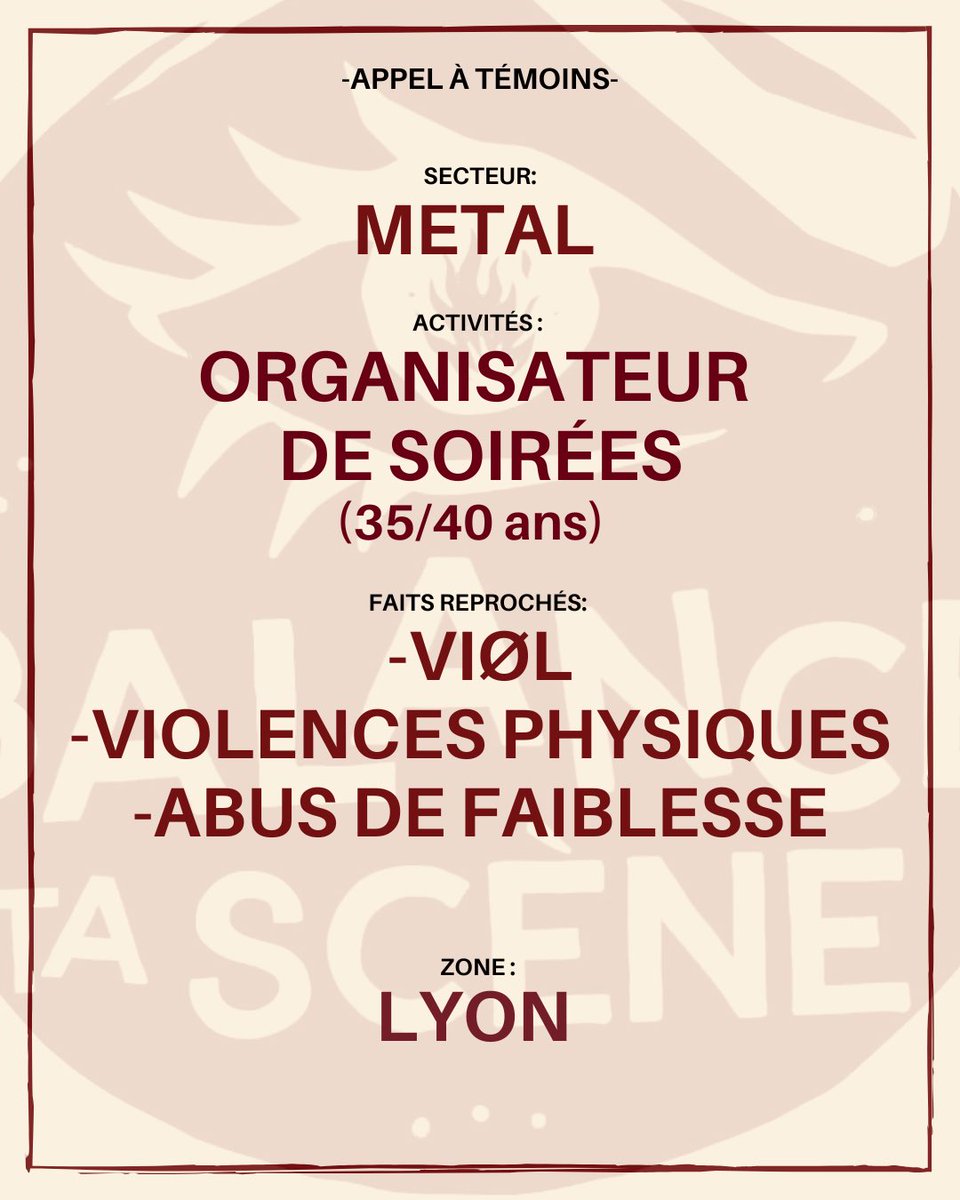 BalanceTaScene's tweet image. A diffuser autour de vous.
Si vous reconnaissez cette personne, vous pouvez nous contacter via notre formulaire anonyme en bio
On vous croit, vous n'êtes pas seul•es