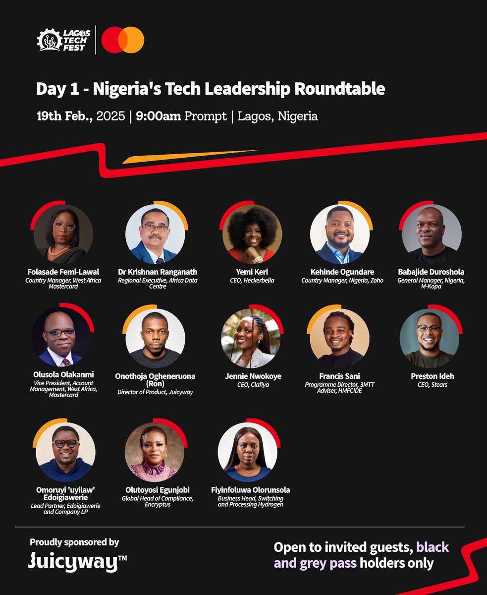 Nigeria’s tech ecosystem is at a pivotal moment, driven by rapid innovation and a dynamic regulatory landscape. As the sector expands, the role of leadership in shaping policies, fostering collaboration, and driving sustainable growth is crucial.

At Lagos Tech Fest 2025, the