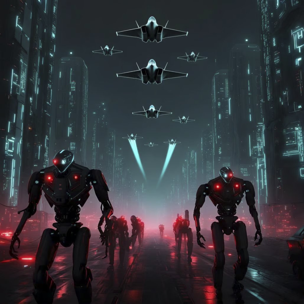 DenasDiadens's tweet photo. For the first time in the history of #Mankind AI GROK 3 will have full control over #nuclear #weapons and the entire #defense #system of all our #planet !
And also full control over F-35 fighters!
#GROK3AI #Grok2images #Grok3 #Grok2 #GrokFeatureRequest #GROK #AIart #AI #aitrump https://t.co/LkLYdQkAGA
