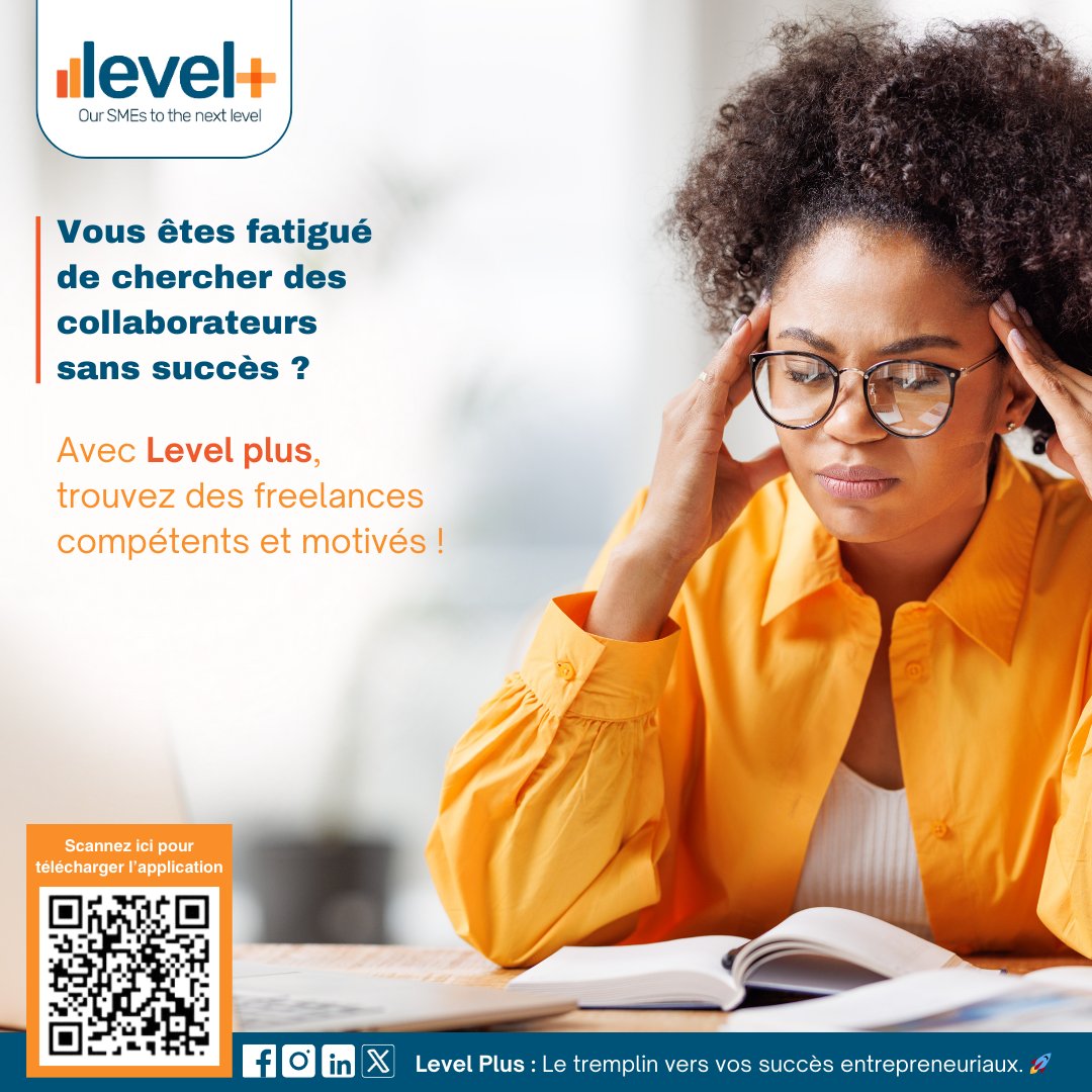 Entrepreneur fatigué cherche freelance motivé ? Bonne nouvelle : Level Plus est là pour faire le match parfait ! 
Rejoignez la communauté Level Plus et connectez vous partout dans le monde à des freelances efficaces pour gérer vos missions ponctuelles.
Vous ne payez rien plus !😉