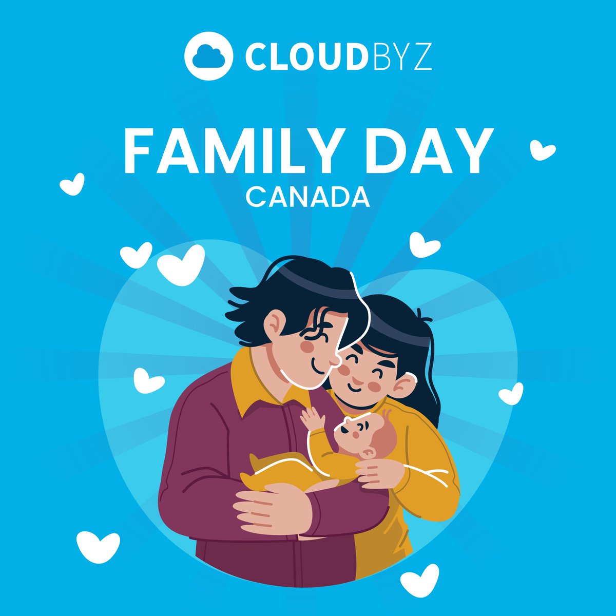 Happy Family Day, Canada! Today is all about celebrating the bonds that bring us together—whether it’s time with loved ones or the communities we’re part of. At Cloudbyz, we value these connections and wish you a day full of love and laughter with your family. 

#FamilyDay