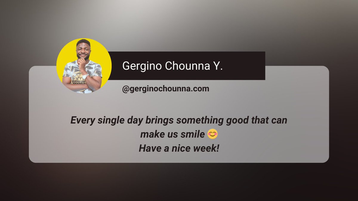 Gergino Chounna, M.Eng (@gchounna) on Twitter photo 