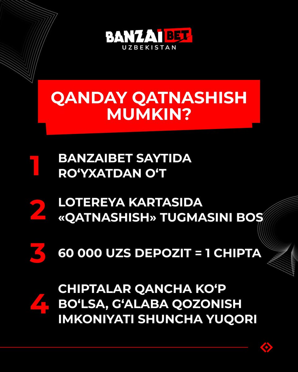BanzaiBet_uzb's tweet photo. 🎁FROSTY FORTUNE lotereyasi: Apple texnikasi, Rolex soatlari va 1375 frispin yutib olish imkoniyati

Sevimli o‘yinlaringni o‘yna va g‘alaba qozon🤑

🏆Saytga profil tavsifidagi havola orqali o‘t, “Turnirlar” bo‘limidagi lotereya kartasini top va ishtirok et!

#Uzbekistan #BBBB25 https://t.co/XpgN4dKs4E