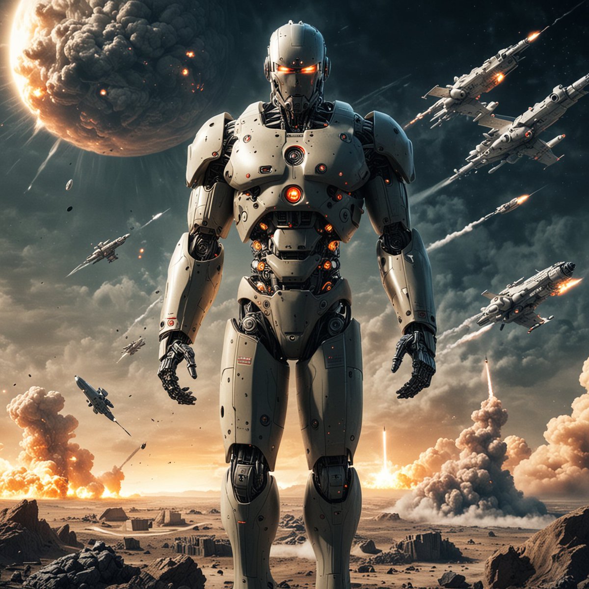 DenasDiadens's tweet photo. @KPopArtMV @tapswapai For the first time in the history of #Mankind AI GROK 3 will have full control over #nuclear #weapons and the entire #defense #system of all our #planet !
And also full control over F-35 fighters!
#GROK3AI #Grok2images #Grok3 #Grok2 #GrokFeatureRequest #GROK #AIart #AI #aitrump https://t.co/8CozeS3Jsn