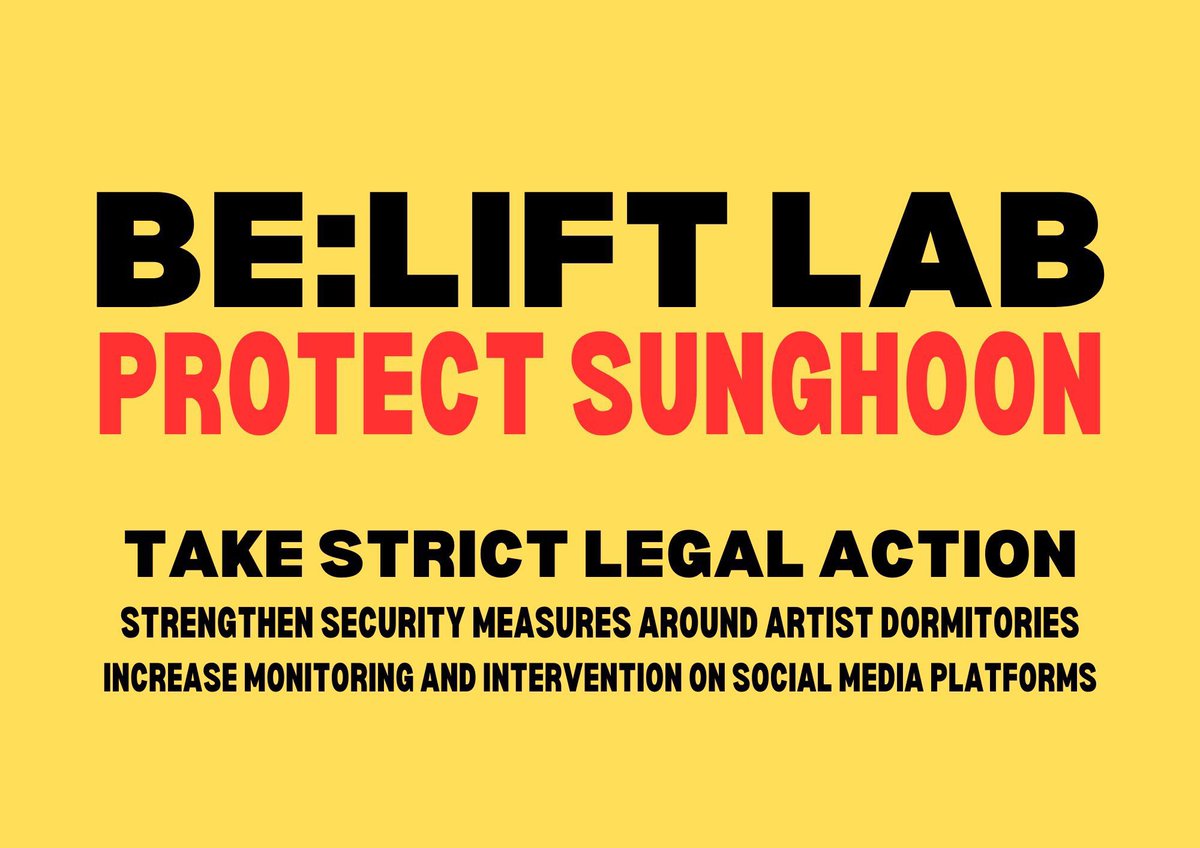 nics 𝜗𝜚 (@hoonikiz) on Twitter photo 🚨 Do your job <a href="/HYBEOFFICIALtwt/">HYBE OFFICIAL</a> <a href="/BELIFTLAB/">BELIFT LAB</a> . Stalking, illegal filming, and profiting off Sunghoon’s privacy must not be ignored. Take action now!
BELIFT LAB PROTECT SUNGHOON
#WeSTANDwithSUNGHOON
#항상_성훈이를_지켜줄게
#BELIFTRespectSUNGHOON 🚨 Do your job <a href="/HYBEOFFICIALtwt/">HYBE OFFICIAL</a> <a href="/BELIFTLAB/">BELIFT LAB</a> . Stalking, illegal filming, and profiting off Sunghoon’s privacy must not be ignored. Take action now!
BELIFT LAB PROTECT SUNGHOON
#WeSTANDwithSUNGHOON
#항상_성훈이를_지켜줄게
#BELIFTRespectSUNGHOON