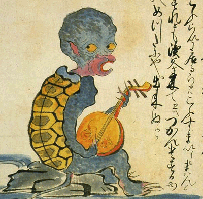 月琴ひいてる妖怪といえば、よいこはみんな知ってるよね 