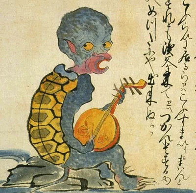 月琴ひいてる妖怪といえば、よいこはみんな知ってるよね 