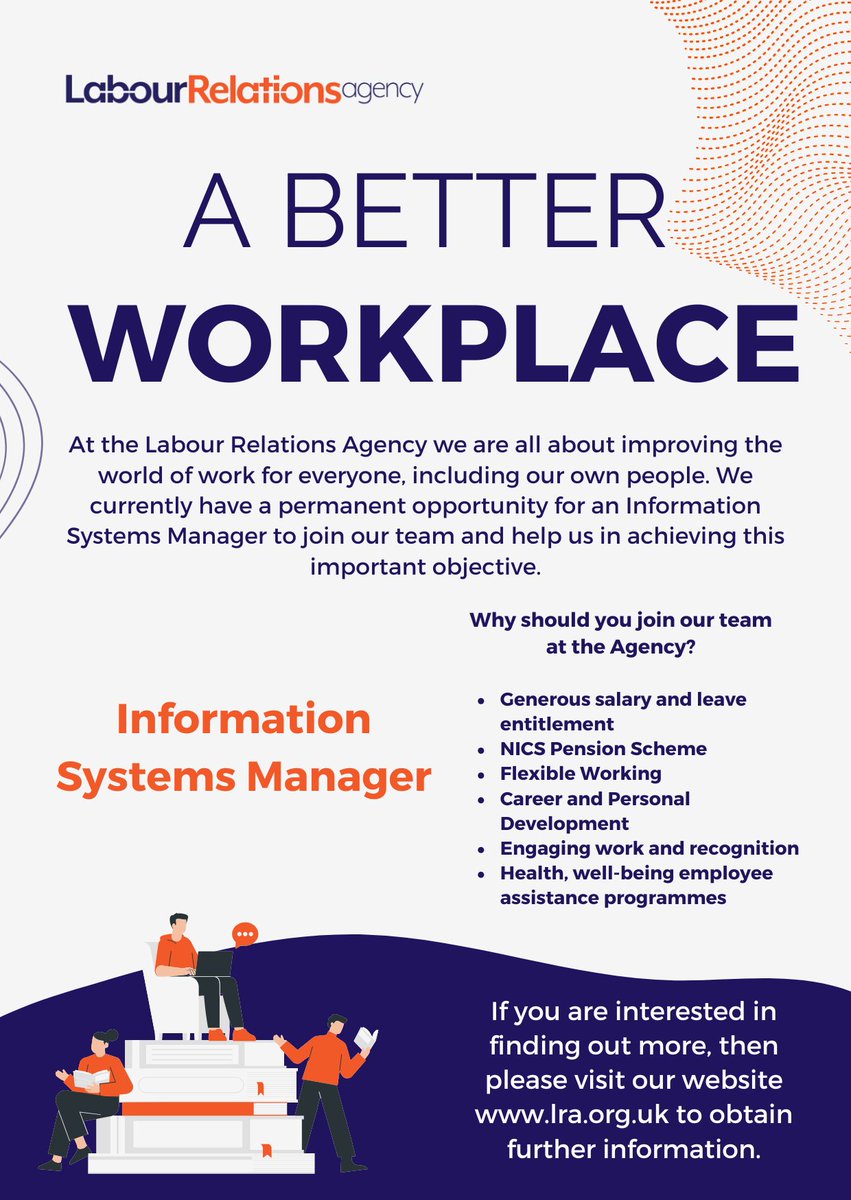 We currently have a vacancy for a permanent role. We are seeking an Information Systems Manager to join our team. 

For more information visit: lra.org.uk/about/current-…