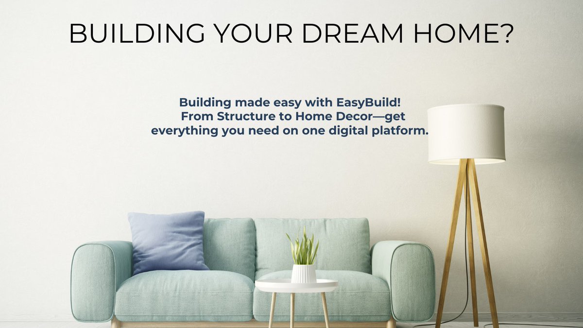 EasyBuild07's tweet photo. Building your dream home shouldn't be a nightmare! 
With EasyBuild, get the right materials, expert guidance &amp; budget-friendly solutions—all in one place.  

#SmartBuilding #EasyBuild #DreamHome https://t.co/oHf9SUCjjo
