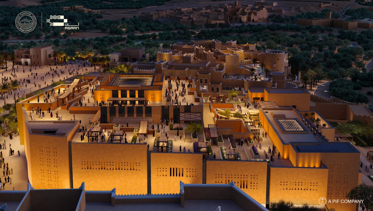 DiriyahCo's tweet photo. The design of Asaan, the Misk Heritage Museum, reflects the perfect harmony between #Diriyah’s historical roots and its modern vision. Strategically located in the heart of Diriyah, #Asaan will serve as a cultural landmark. Developed by #DiriyahCompany, its architecture draws inspiration from Najdi traditions, blending seamlessly with Diriyah’s iconic landscape.
