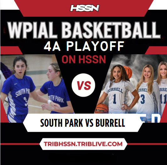 WPIAL (@wpial_7) on Twitter photo WPIAL Playoffs | Round 1
<a href="/sphsgbball/">SouthParkHSGirlsBasketball</a> vs. <a href="/bucsgirlsbball/">Burrell Girls Basketball</a>
📺 HSSN : bit.ly/3DD09Ga
📅 today
⏰ 7 pm
🏟️ South Park HS
<a href="/SPSD_Athletics/">South Park Eagles Athletics</a> <a href="/jill_acker1221/">jill</a> <a href="/hayleybennett30/">Hayley Bennett</a> <a href="/brooke_paylo3/">Brooke Paylo</a> @BSDBucs <a href="/CoachSRBucs/">Shaun Reddick</a> <a href="/MillerMcKenna3/">McKenna Miller 2027</a> <a href="/CaseyBrancato2/">Casey Brancato</a> <a href="/julesfisher10/">Julianna Fisher</a> WPIAL Playoffs | Round 1
<a href="/sphsgbball/">SouthParkHSGirlsBasketball</a> vs. <a href="/bucsgirlsbball/">Burrell Girls Basketball</a>
📺 HSSN : bit.ly/3DD09Ga
📅 today
⏰ 7 pm
🏟️ South Park HS
<a href="/SPSD_Athletics/">South Park Eagles Athletics</a> <a href="/jill_acker1221/">jill</a> <a href="/hayleybennett30/">Hayley Bennett</a> <a href="/brooke_paylo3/">Brooke Paylo</a> @BSDBucs <a href="/CoachSRBucs/">Shaun Reddick</a> <a href="/MillerMcKenna3/">McKenna Miller 2027</a> <a href="/CaseyBrancato2/">Casey Brancato</a> <a href="/julesfisher10/">Julianna Fisher</a>