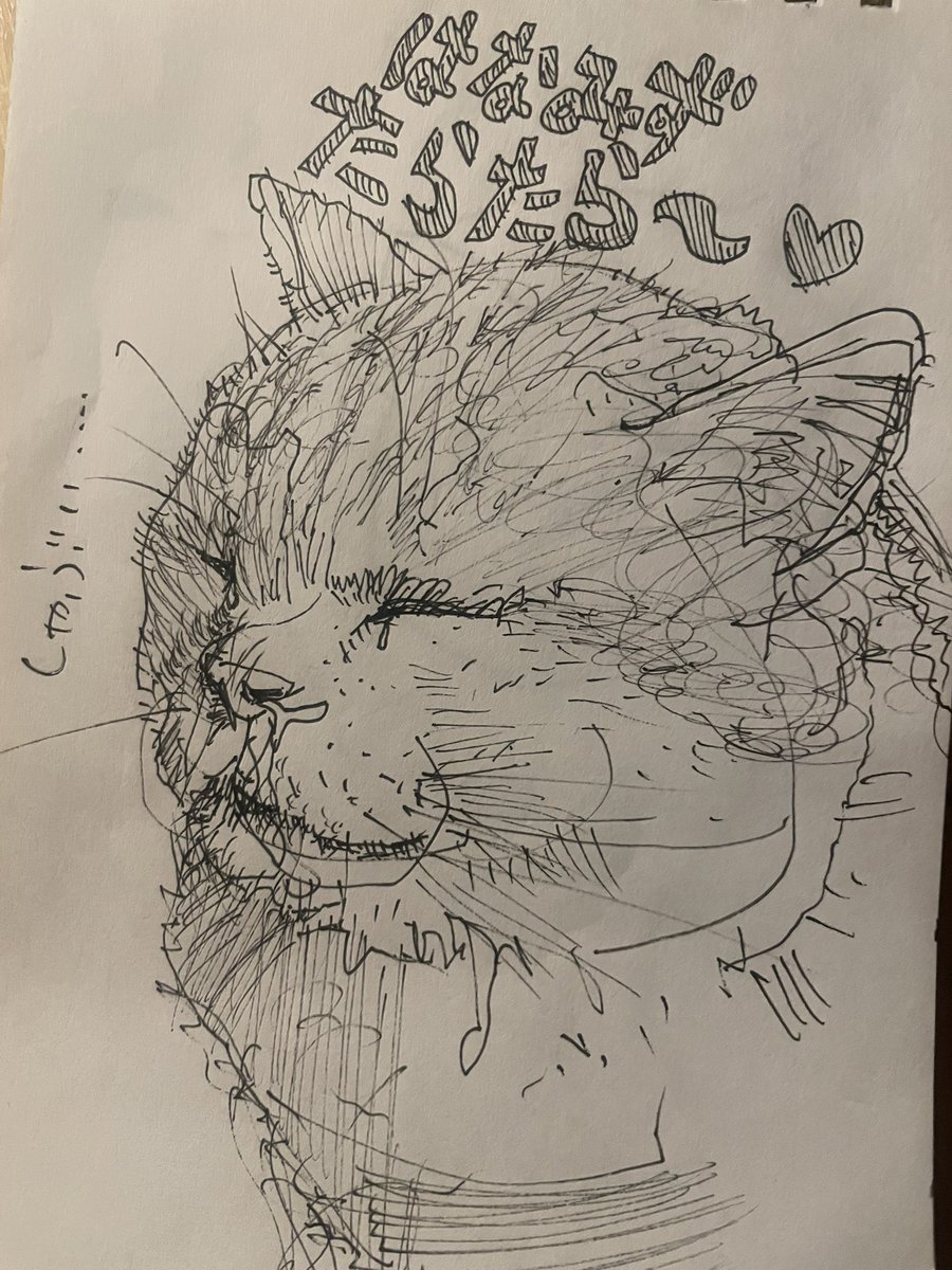 Kaichapun's tweet photo. 鼻水を垂らす外猫が好きです
#猫 #drawing https://t.co/vUIGgZ3Ufx