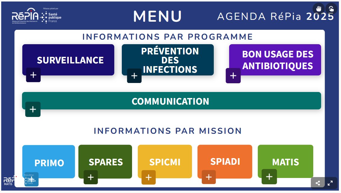 📷 Professionnels de santé, planifiez dès maintenant vos actions de prévention !

Le calendrier 2025 des missions nationales du #RéPIA est en ligne 😃 Il est cliquable et interactif !

📷 Accédez au calendrier ici : swll.to/I7MAyI