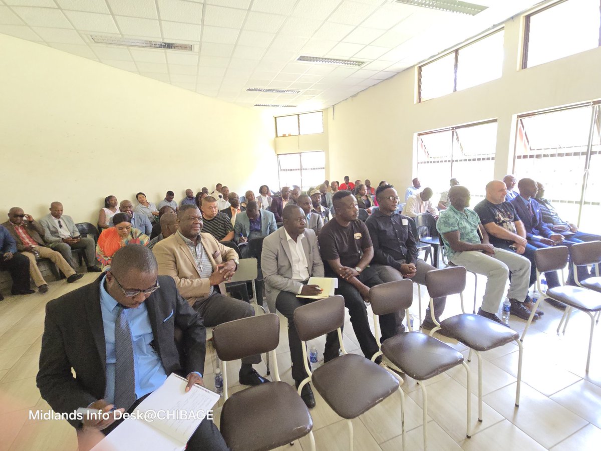 Tinoten53374277's tweet photo. Midlands Province Set to Shine as Independence Celebrations Host

✅Today, Honourable Owen Ncube, Minister of State for Provincial Affairs and Devolution, Midlands Province, met with the local business community to discuss key development initiatives. The meeting was an opportuni https://t.co/9P5kLc4tR9