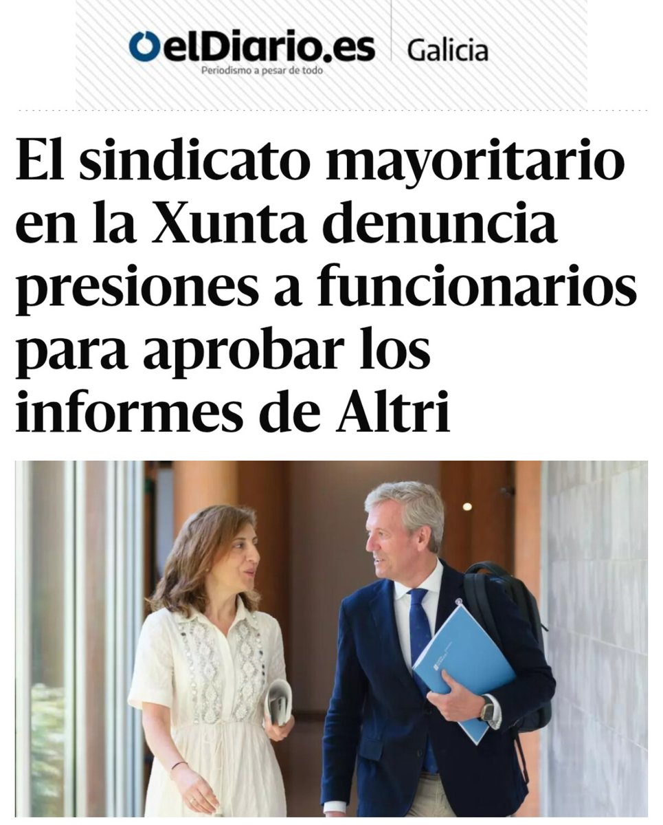 Os membros do Goberno galego están moi afeitos conseguir os seus obxectivos con coaccións e con pago de favores. Compórtanse como o que son: uns caciques.

Todo o apoio ao persoal da Xunta que cumpre co seu traballo e négase a ser cómplice do atentado medioambiental de Altri.