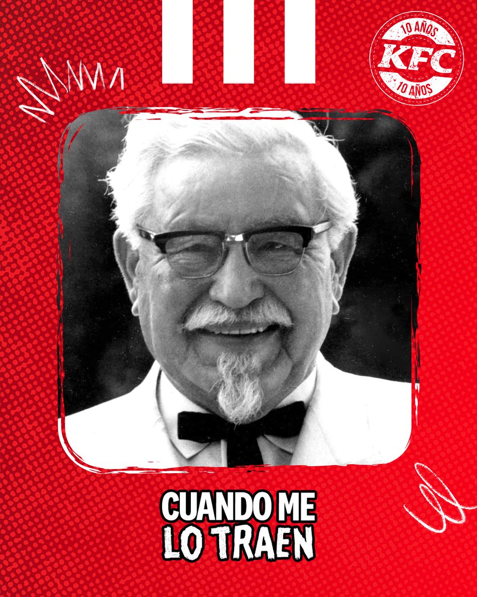 kfc__py's tweet image. Solo el pollito rico, tierno y jugoso te puede cambiar la cara.🍗😋

#FingerLickinGood #AlwaysOriginal
#KFC10AÑOS