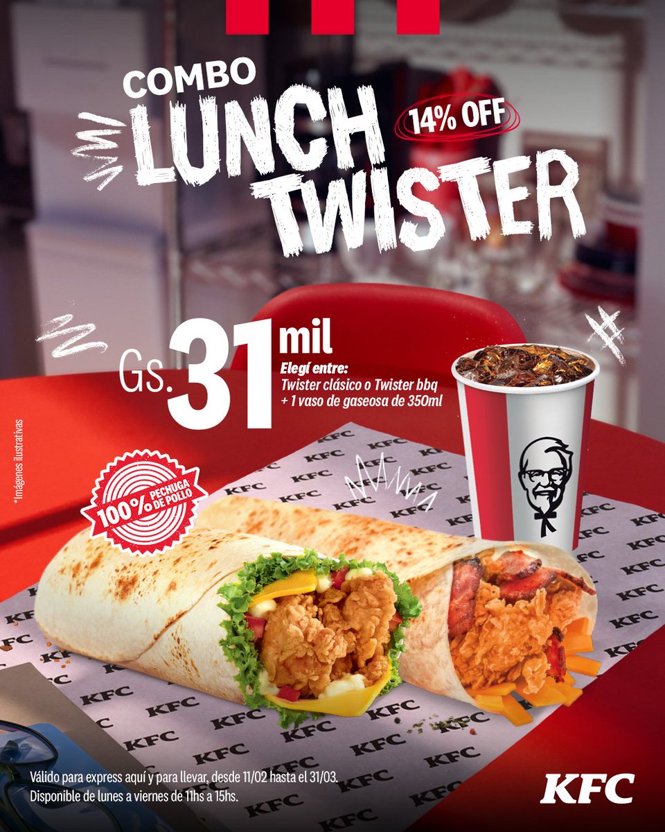 kfc__py's tweet image. Solo el pollito rico, tierno y jugoso te puede cambiar la cara.🍗😋

#FingerLickinGood #AlwaysOriginal
#KFC10AÑOS