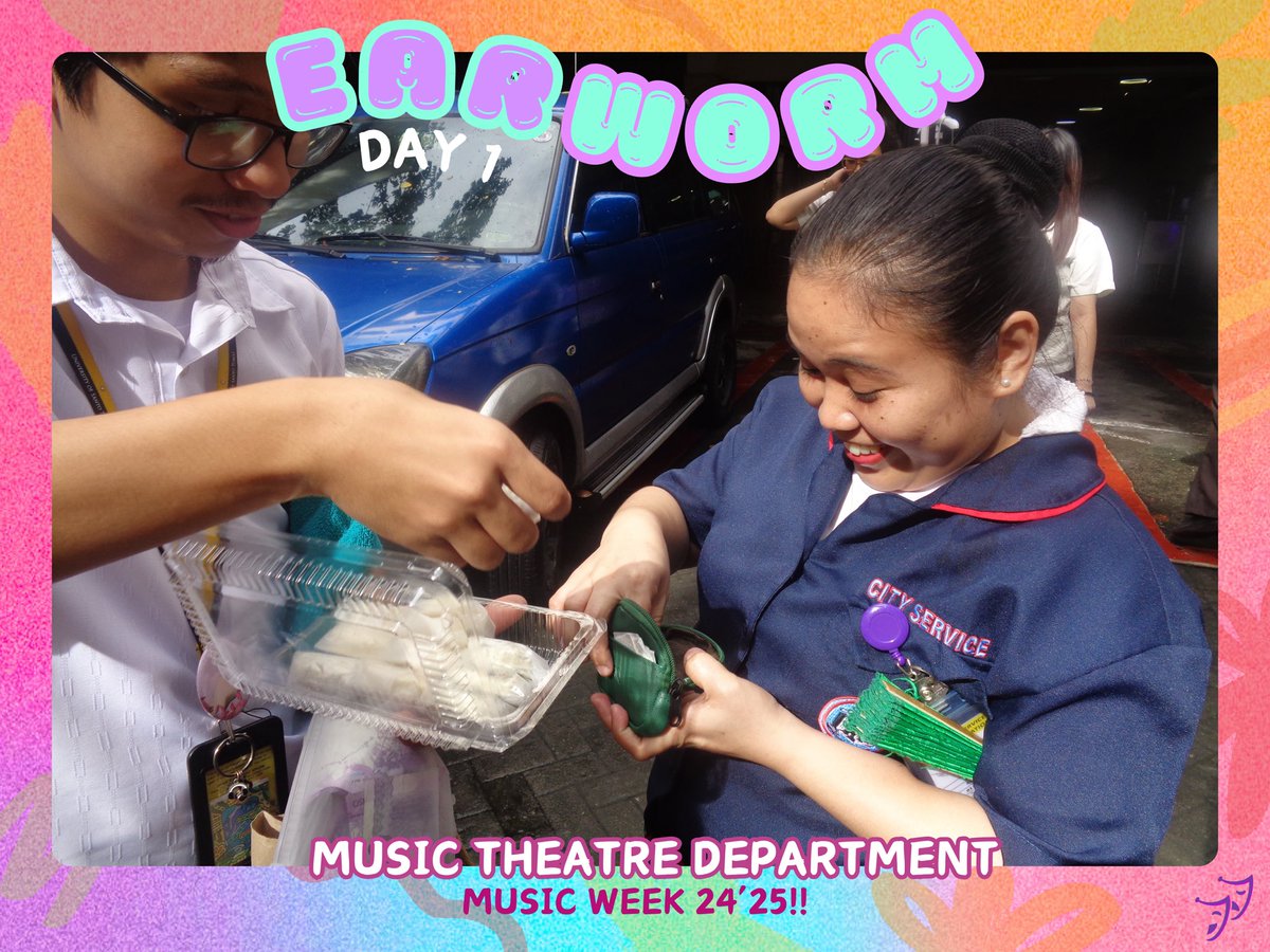 ust_mtdept's tweet photo. Day 1 of Music Week 2025!! 🎉 Even when faced with inconvenience and a heavy rain fall, the Music Theatre Department was still able to sell around the Albertus Magnus Building! Amazing right? 🤩 See you again tomorrow!!🌟

Pics: Micah Santiago

#USTMusicWeek #MusicTheatre #USTCM https://t.co/7TlYkO1ofM