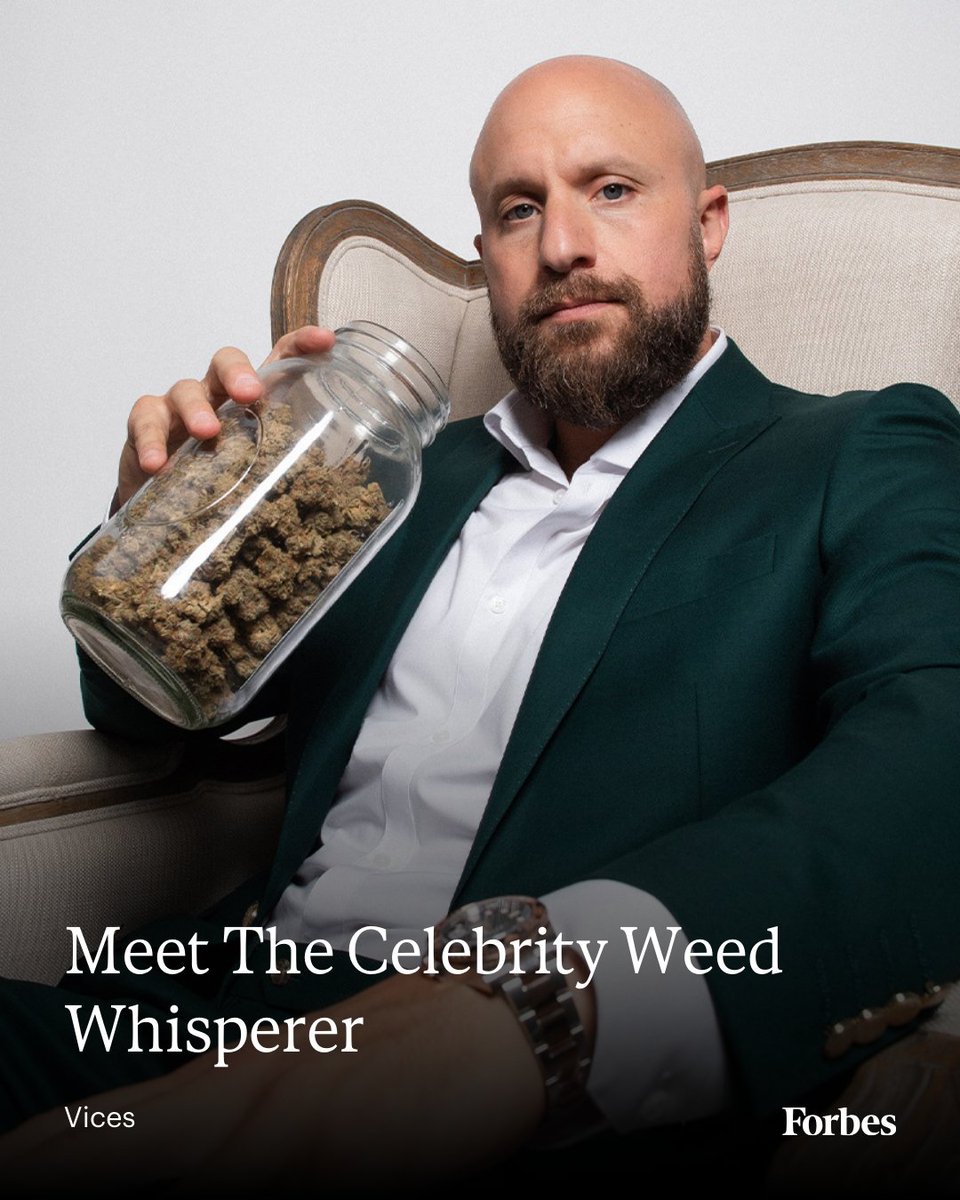 Forbes's tweet photo. When stars like Mike Tyson, Future and other heavyweights want to enter the cannabis industry, they call Adam Wilks. And he has high hopes for 2025. (Photo: CarmaHoldCo)  https://t.co/PhYV9vQDzS https://t.co/1xPBNMvcPS