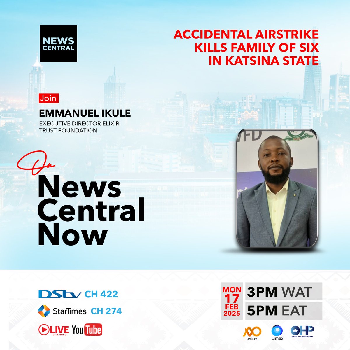 Join the conversation today by 3pm <a href="/NewsCentralTV/">News Central TV</a>
<a href="/ARISEtv/">ARISE NEWS</a> <a href="/ThinkDemocracy/">Forum @ NED</a> #Accountability #AccountabilityNow