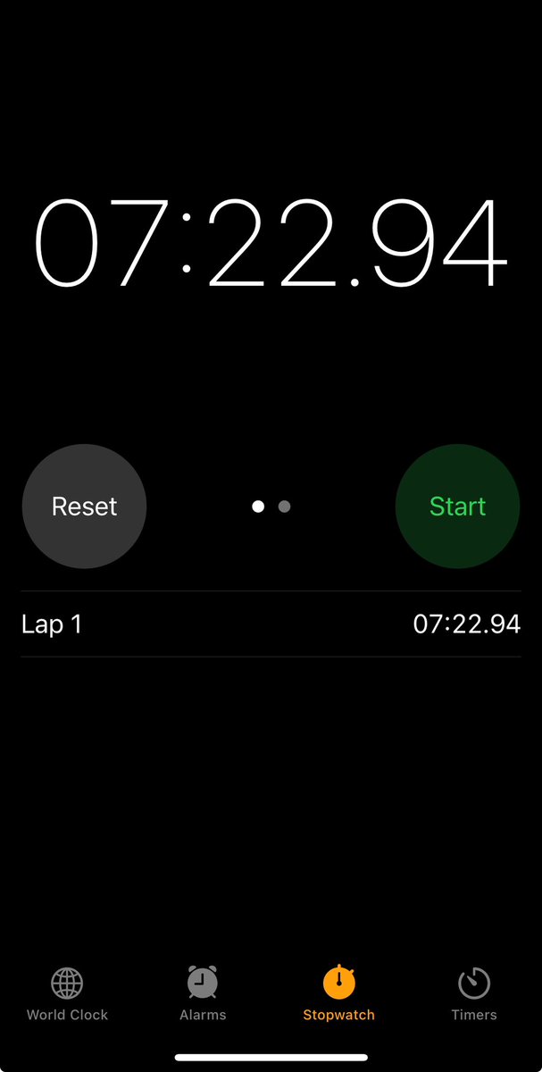 I think I broke my personal planking record - 7:22