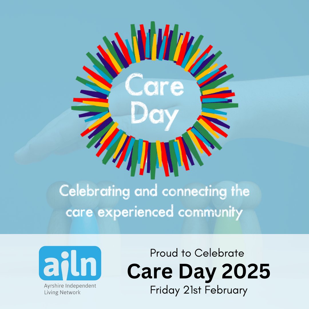 "🎉 Happy #CareDay2025! 
Today, we celebrate Care Experienced individuals and the power of advocacy. 💜 
At AILN, we believe in empowering you to take control of your care through Self-Directed Support. 

Let's continue to support and uplift each other

#Advocacy <a href="/whocaresscot/">Who Cares? Scotland</a>